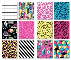 Mat- & Dryckesschabloner-GLAS SKÄRBRÄDA 2x 30x52 MOSAIK