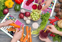 Mat- & Dryckesschabloner-GLAS SKÄRBRÄDA 2x 30x52 MOSAIK