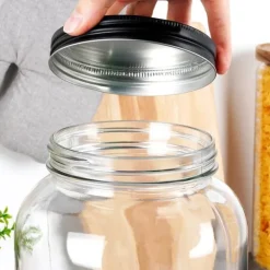 Dryckesautomater-Glasburk med kran 3,2 l + 12 glas 200 ml