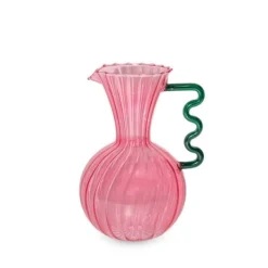 Karaffer-Glasflaska 1,5L Rosa