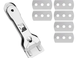 Rengöringsutrustning-Glashällsskrapa / Glasskrapa - Med 6 utbytbara blad