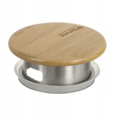 Kaffe- & Tekannor-Glaskanna för drycker med bambulock Wilmax 1,9L