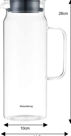 Glaskanna 1,5L KLAUSBERG KB-7687