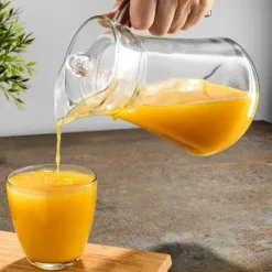 Glas-Glaskanna med lock 1,4 l