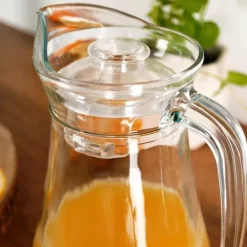 Glas-Glaskanna med lock 1,4 l