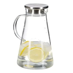 Karaffer-Glaskanna, 24x14x18 cm, Transparent