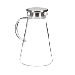 Karaffer-Glaskanna, 24x14x18 cm, Transparent
