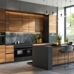 Glaskeramikhäll - GURARI - GCH E 912 DF BL - 90 cm - Dubbel elektrisk ugn - Svart