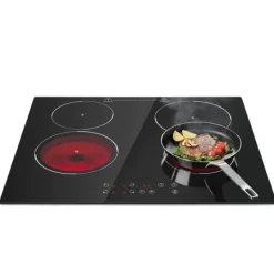 Spishällar-Glaskeramikhäll, Touchkontroll, Mångsidiga Matlagningsfunktioner,4-brännare, EU