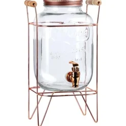 Dryckesautomater-GLASKRUKT 4,2L FÖR DRYCK MED KRAN OCH STÄLL 139602