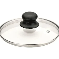 Ibili Glaslock - - 30 cm - Rostfritt kant - Bakelitknopp - Ångutsläppshål