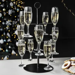 Vinflaskhållare-Glasställ för barrestaurang som present till tomthängare till bröllop