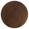 Glasunderlägg-Glasunderlägg, Mörkt Trä - Rund - Nr. 1