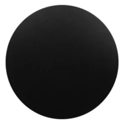 Glasunderlägg Svart Konstläder PU