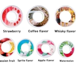 Gäller för Air-UP vattenflaskor 7 olika smaker av kapslar, tillbehör till vattenflaskor, olika smaker av dryck