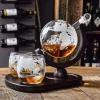 Globe Decanter Karaff och glasögon (x2) - Maestro Gift
