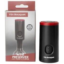 Flaskstopp & Flaskförslutare-Gobelet Vin - Vin Bouquet - Svart - Plast - Diskmaskinvänlig - 1 styck