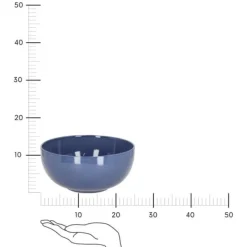 Tallrikar & Bordsserviser-Gomera skål 25cm blå rund