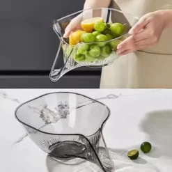 Durkslag & Silar-GOSHIES Dräneringsskål med tratt 3 delar handskar och trasa