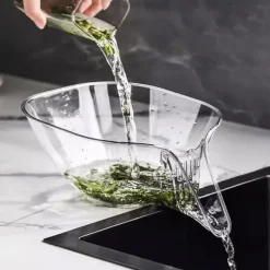 Durkslag & Silar-GOSHIES Dräneringsskål med tratt 3 delar handskar och trasa