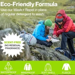 Tvättutrustning-GRANGERS WASH + REPEL CLOTHING 2IN1 1L, tvättmedel funktionskläder