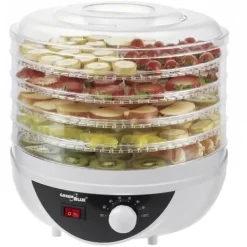 GreenBlue dehydrator för svamp, grönsaker och frukt, 250W, 5 brickor, extra tyst
