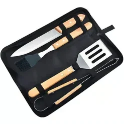 Grillar-Grillset i trä, 4-delar