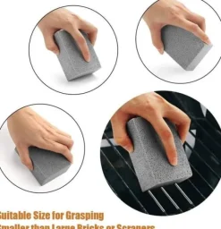 Grillskrapor - Ekologiska - 4PCS - Rengöringssten - Utsökt luktfri - Icke giftig