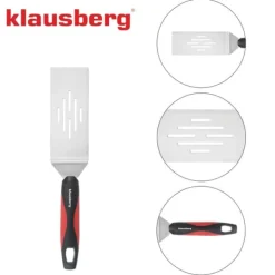 Grillspatel 36 cm, rostfritt stål, KLAUSBERG KB-7897