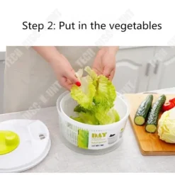 Grönsaks- och frukthandduk - TD® - Stora kapacitet - Innovativ design - Lätt att rengöra - Vit