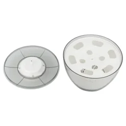 Grönsaksavtork, Stor Kapacitet, USB-ansluten,Vit Grå