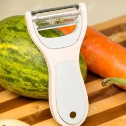 Matskalare & Urkärningsverktyg-Grönsaksskalare - TD® - Rostfritt stål - Ergonomiskt handtag - Rosa färg - Multifunktionell