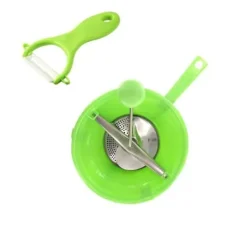 Matskalare & Urkärningsverktyg-Grönsaksskalare och -strimlare Fackelmann Vert Keramik Rostfritt stål Plast 20 x 40 x 30 cm 2 Delar