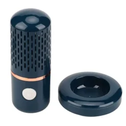 Ultraljudstvätt-Grönsakstvättmaskin Multifunktion Trådlös USB Laddning Auto Kapsel Fruktrenare för kök Blå