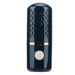 Ultraljudstvätt-Grönsakstvättmaskin Multifunktion Trådlös USB Laddning Auto Kapsel Fruktrenare för kök Blå