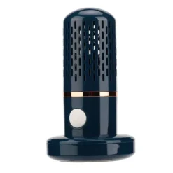 Ultraljudstvätt-Grönsakstvättmaskin Multifunktion Trådlös USB Laddning Auto Kapsel Fruktrenare för kök Blå