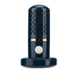 Ultraljudstvätt-Grönsakstvättmaskin Multifunktion Trådlös USB Laddning Auto Kapsel Fruktrenare för kök Blå