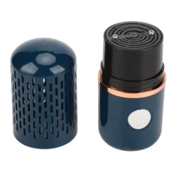 Ultraljudstvätt-Grönsakstvättmaskin Multifunktion Trådlös USB Laddning Auto Kapsel Fruktrenare för kök Blå