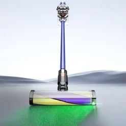 Dammsugartillbehör-Grönt dammvisande borsthuvud kompatibelt med Dyson V10 Slim/V12 Slim XB Gul Blå Mjuk Sammet