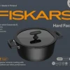 Fiskars Kokkärl-Gryta Hard Face 5 L med lock Keramisk 1075527