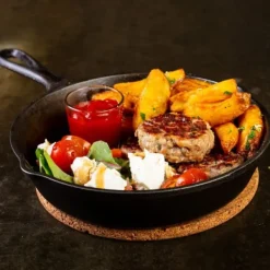 Grytunderlägg set, 1x19,3 cm, Brun