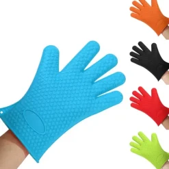 Grytlappar & Grillvantar-Grytvante silikon - Extra slitstark - Svart