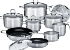 Köksutrustningsset-GSW Alara - 14-delat rostfritt stål köksredskap - Alla spisar inklusive induktion