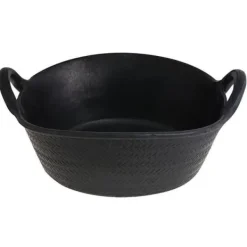 Soptunnor & Papperskorgar-Gummikorg - Wolfpack - 21 l - Svart - 50x43x17 cm - Inomhus