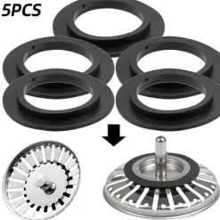 Diskhokorgar-Gummitätningar för silkorg till diskho 5-pack