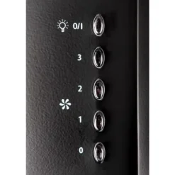 Gurari 046 Vägghängd fläkt 90 cm •1000m³/h•Luxe vägghängd fläkt från Gurari • 3 hastigheter •1000m³/h