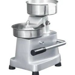 Hamburgerpress i aluminium med 500 pappersark | Diameter: 13 cm | Perfekt för professionell användning