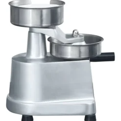 vidaXL Hamburgerpress med 500 pappersark aluminium 13 cm