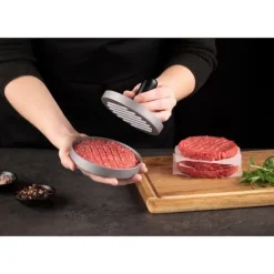 Pressar-Hamburgerpress med non-stickbeläggning, ca 11 x 1,5 cm