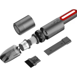 Handdammsugare till bilen, uppladdningsbar, med LED